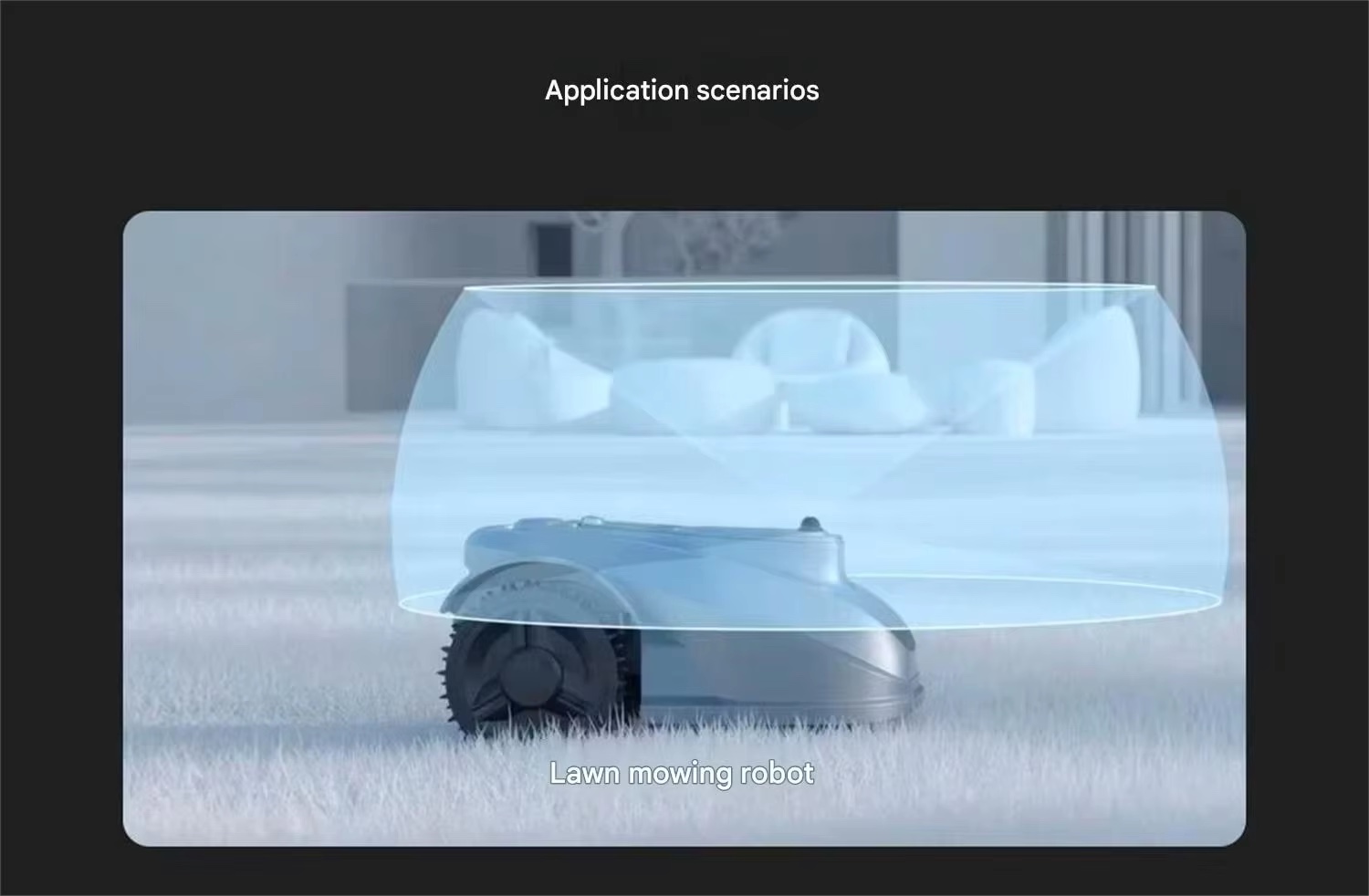 Airy Lite lawn robot application
