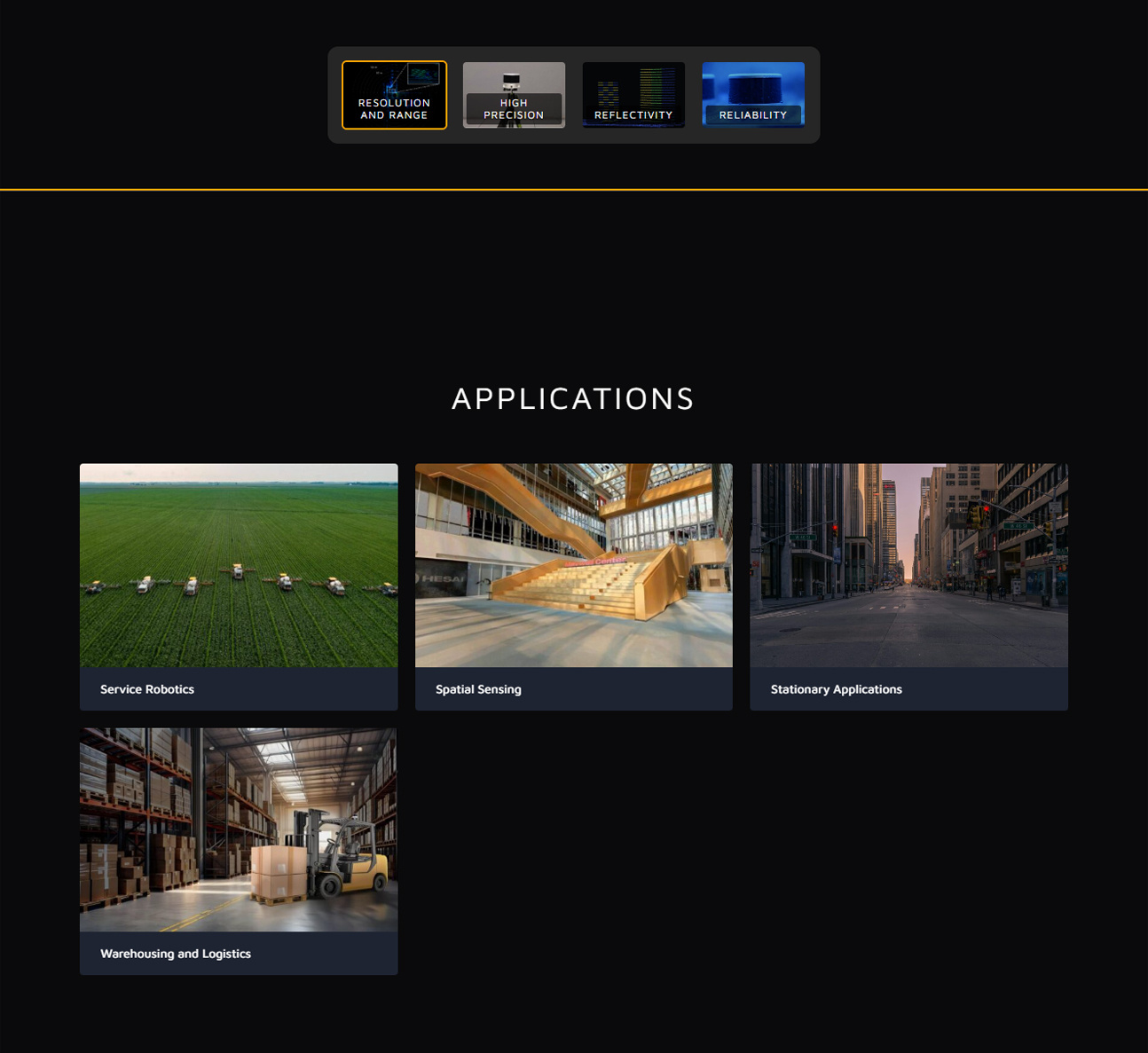 Hesai XT32M/32/16 product overview, key specifications and applications, section 3 of 3
